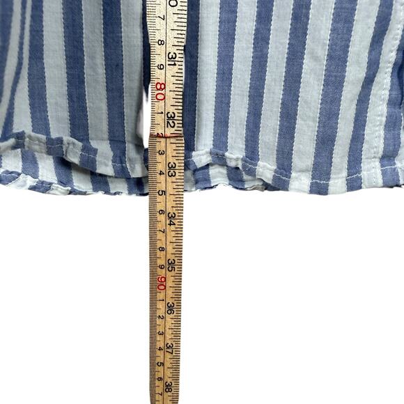 Victoria’s Secret Striped Cotton Button Down Long Sleeve Nightshirt | Large - Picture 10 of 12